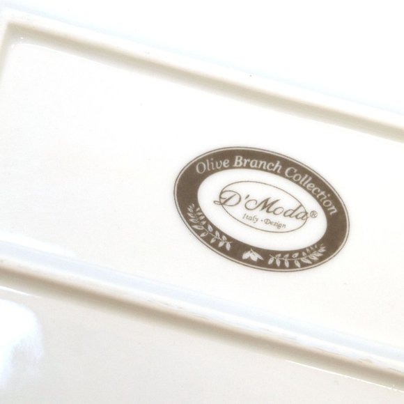 D'Moda Italy Olive Branch Collection Rectangular P - Picture 3 of 7